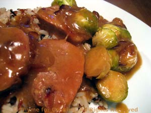 Pork Tenderloin with Brussels Sprouts