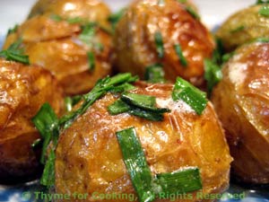 Roasted New Potatoes with Chives