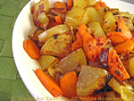 fried carrot and potatoes