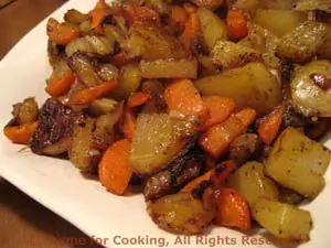Spicy Potatoes and Carrots