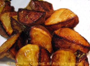 Roasted Potatoes with White Balsamic Vinegar 