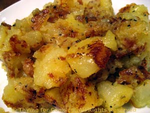 Fried Smashed Potatoes