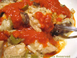 chicken mushroom risotto