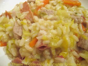 Creamy Veal and Leek Risotto