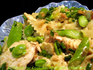 Chicken Pasta Salad with Spring Vegetables