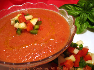 Gazpacho de Andaluz (Andalusian Gazpacho)