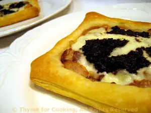 Goat Cheese and Tapenade Pastry