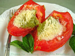 tomatoes with pesto