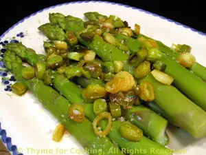 Asparagus with Olive Oil and Green Garlic