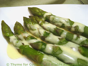 Asparagus with Lemon Sauce