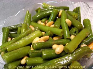 Green Beans with Butter and Pine Nuts