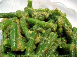 Green Beans with Pesto