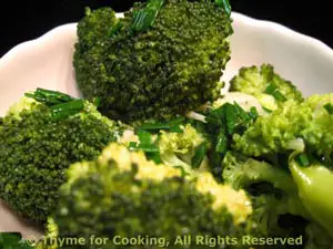 Broccoli with Butter and Fresh Herbs