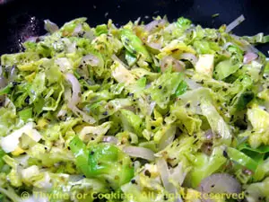 Sautéed Shredded Brussels Sprouts