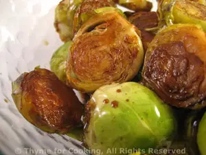 Balsamic Soy Brussels Sprouts