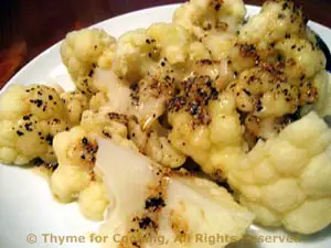 Cauliflower with Browned Butter & Pepper