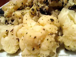 Cauliflower with Butter & Herbs