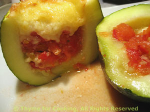 Stuffed 8-Ball Zucchini (Courgette)