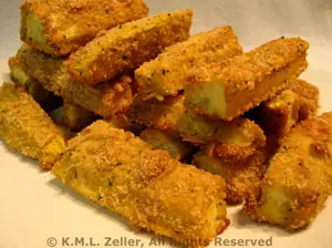 Baked Zucchini (Courgette) Sticks