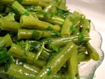 green beans with herbs
