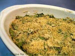 Fresh Spinach Gratin