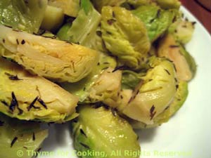 Brussels Sprouts with Lemon Butter